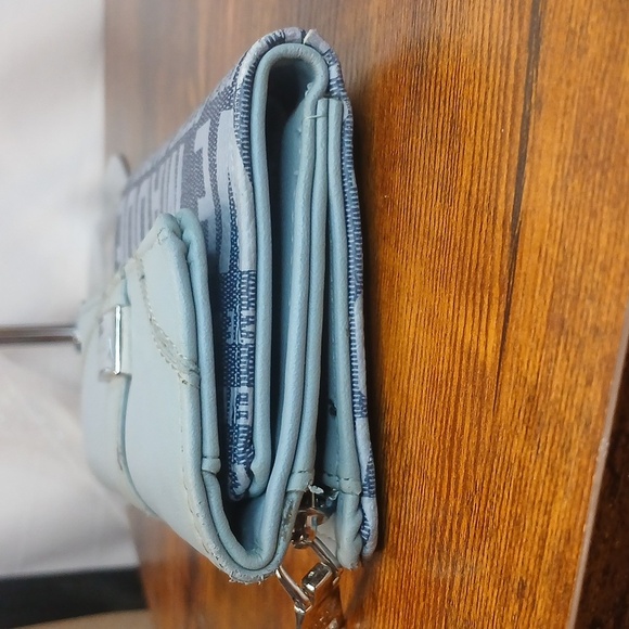 Steve Madden Blue Logo Women's Wallet Jean Colored - Picture 7 of 15